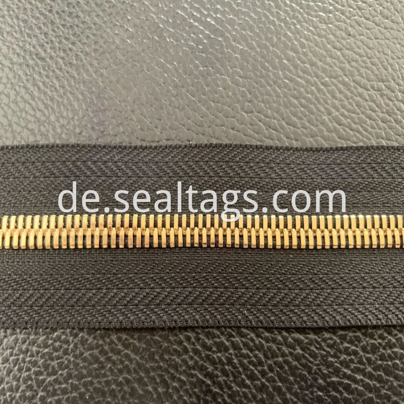 Large Brass Zipper